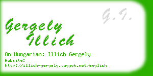 gergely illich business card